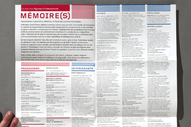 Folder, Rückseite Folder, Rückseite