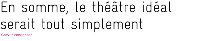 Gravur Condensed Gravur Condensed