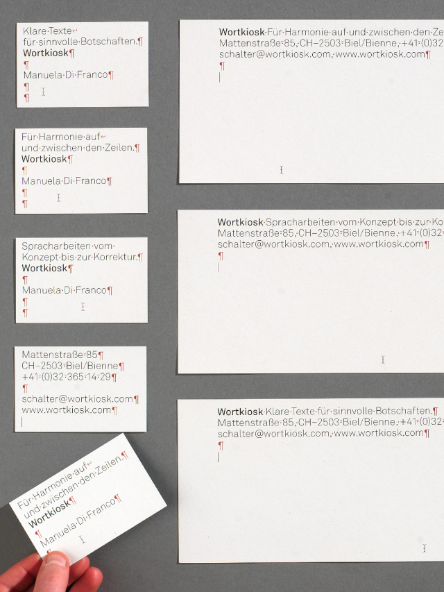 Cartes de visite et de correspondance