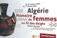 «Algerie. Memoire de femmes au fil du doigt»