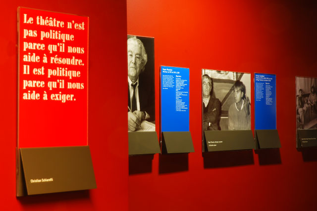 "La mémoire du TNP", Dauerausstellung La memoire du TNP