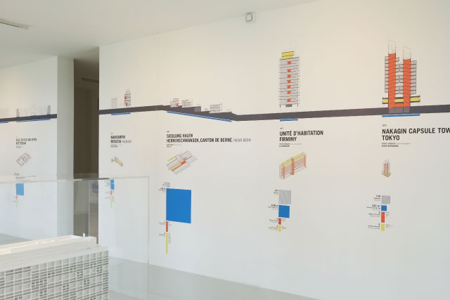 Ausstellungsbeschriftung des Familistère de Guise Familistere de Guise