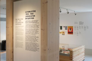 Ausstellungsbeschriftung des Familistère de Guise Familistere de Guise