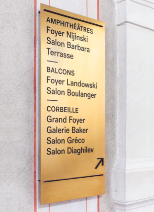 Plaque directionnelle Plaque directionnelle